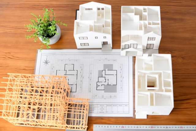家と設計図